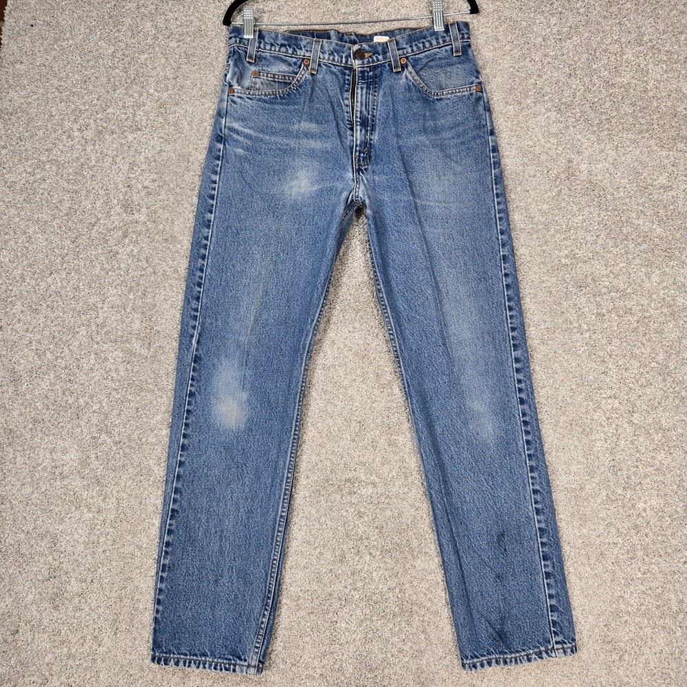 Vintage Levi's 505 Orange Tab Jeans men Actual 32x30 (Tag 33x31) distressed 1996